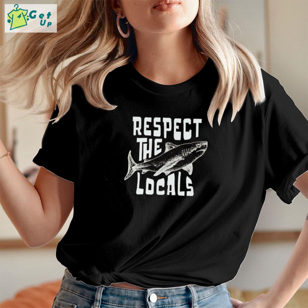 Official Respect Local Shark Shirt ladies tee