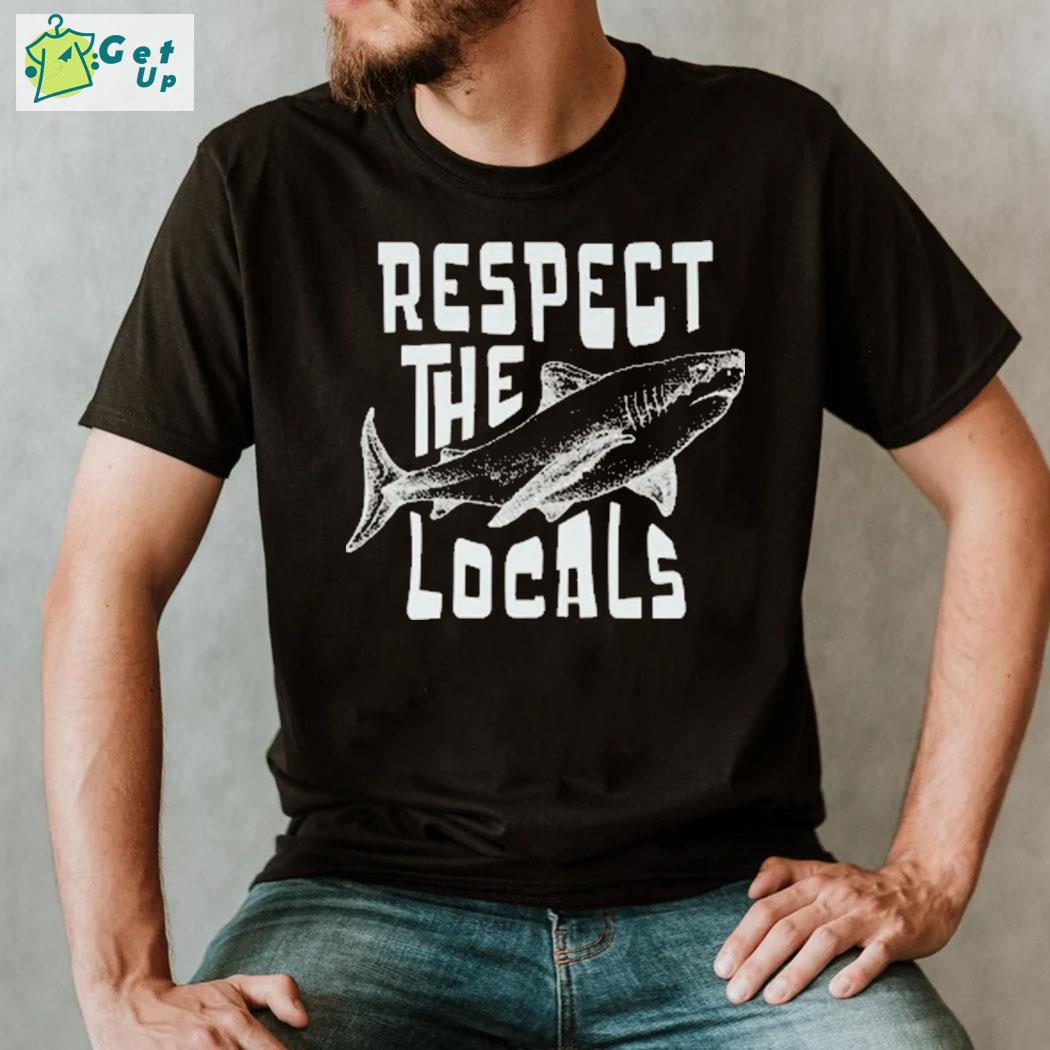 Official Respect Local Shark Shirt mens shirt