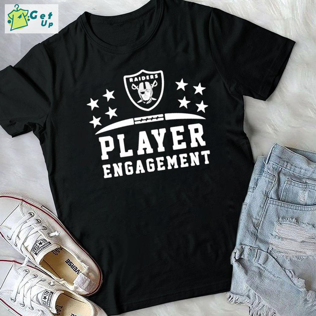 Raiders player engagement star shirt