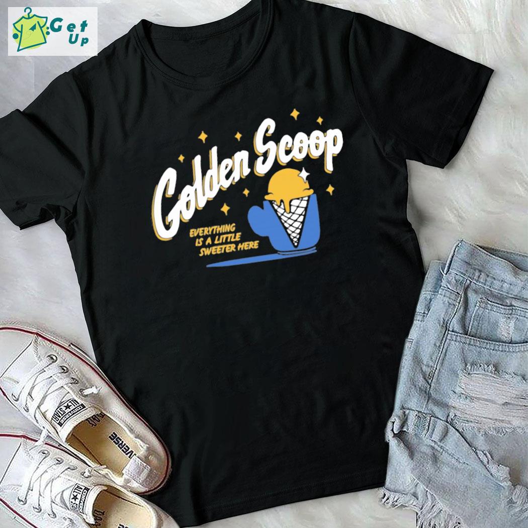 THE GOLDEN SCOOP Everything Is A Little Sweeter Here Cream Shirt