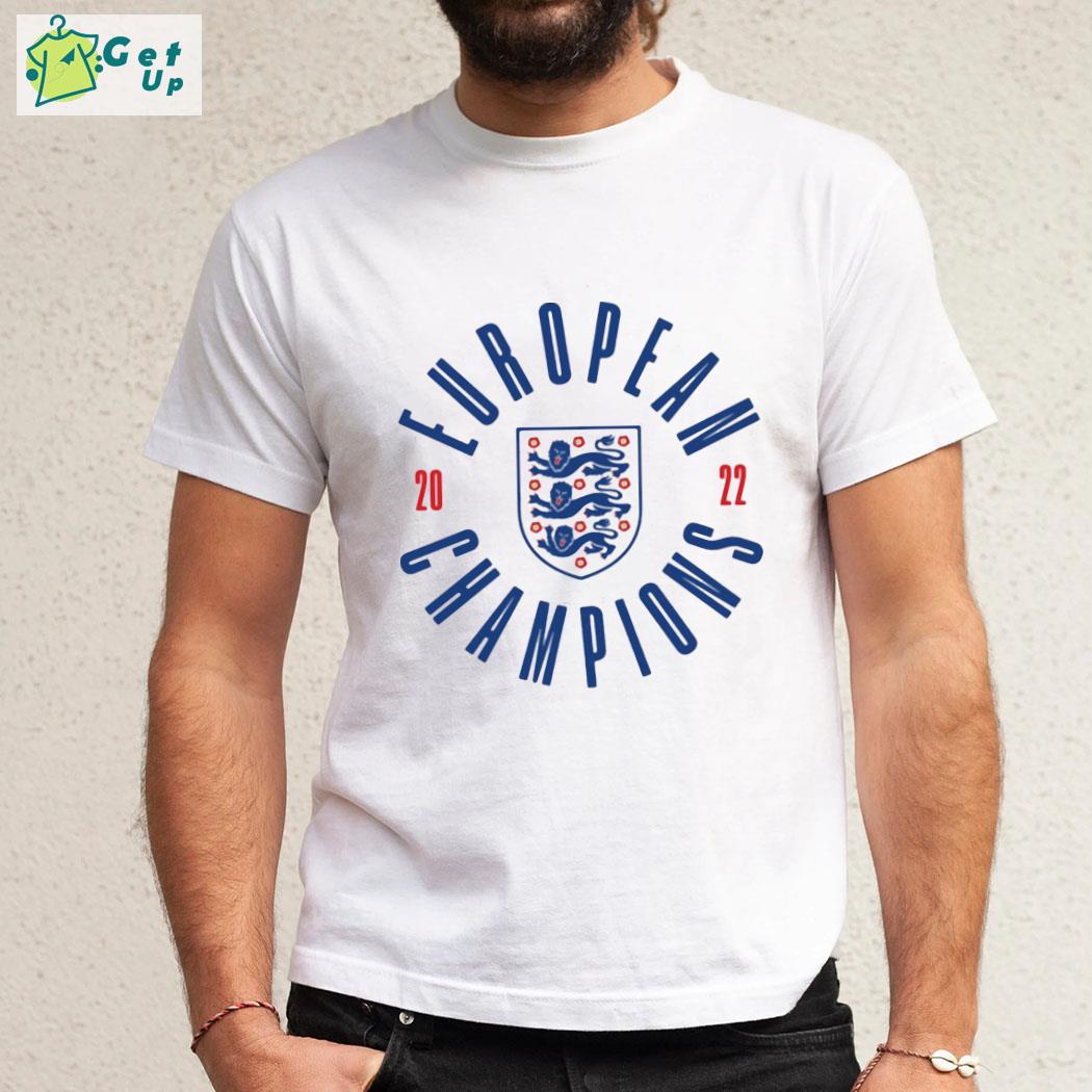 2022 England European Champions s mens shirt