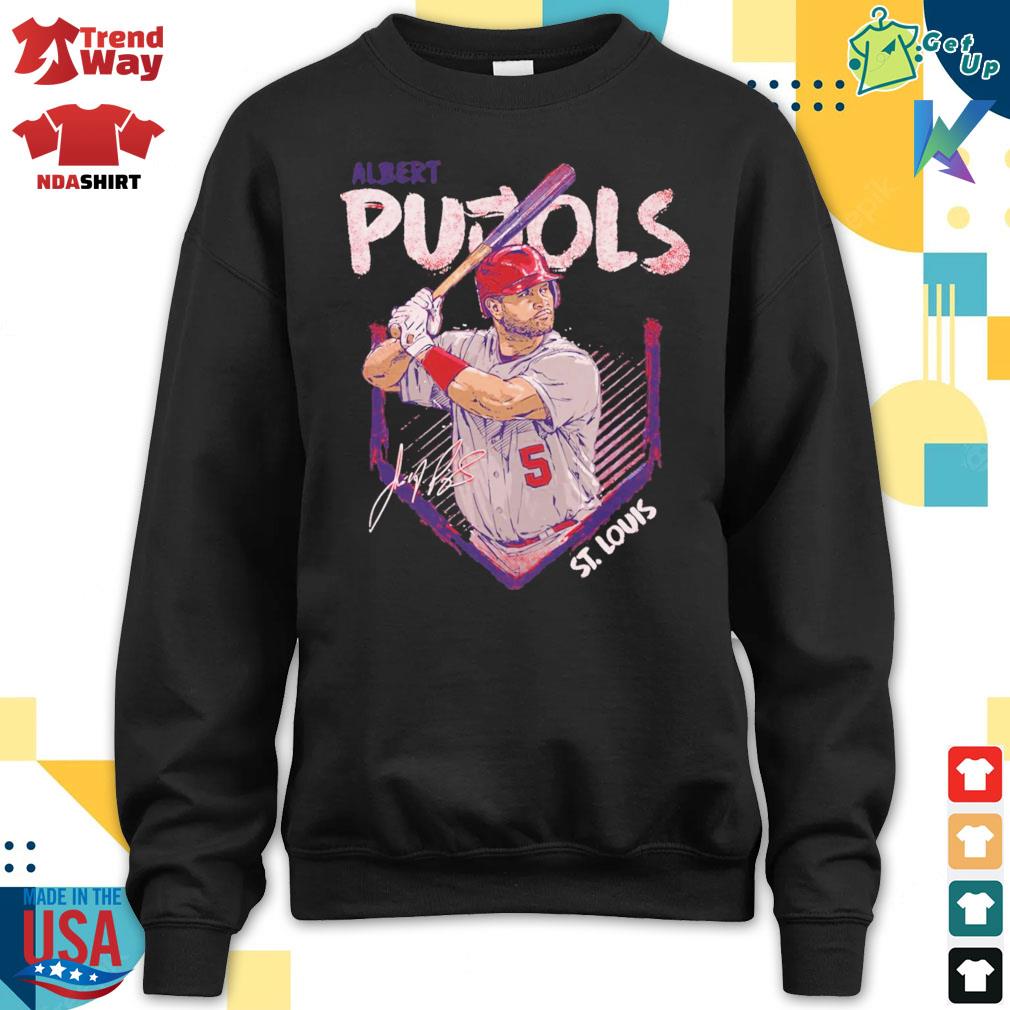 Albert Pujols St.Louis Outline Signature Player a Dominican American Former  T-Shirt, hoodie, sweater, long sleeve and tank top