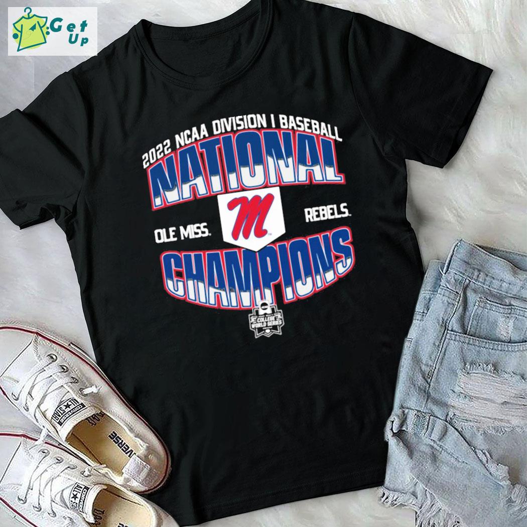 Awesome ole miss rebels champion 2022 ncaa baseball national t-shirt