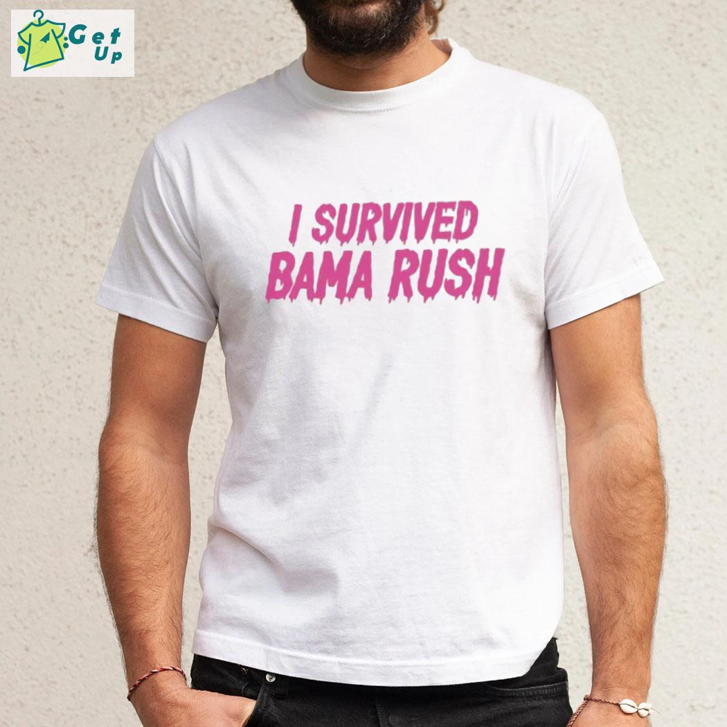 I survived bama rush s mens shirt