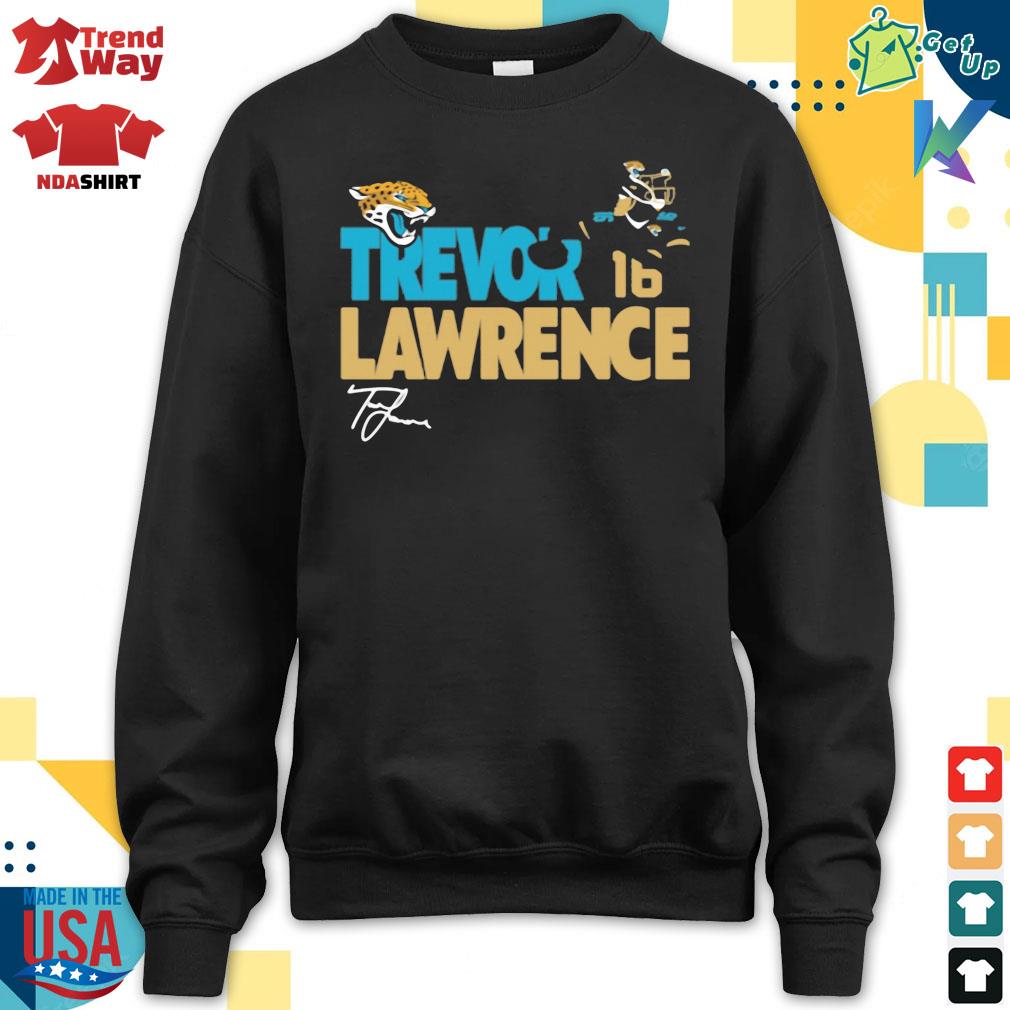 16 Trevor Lawrence stripes Jacksonville football signature shirt, hoodie,  sweater, long sleeve and tank top