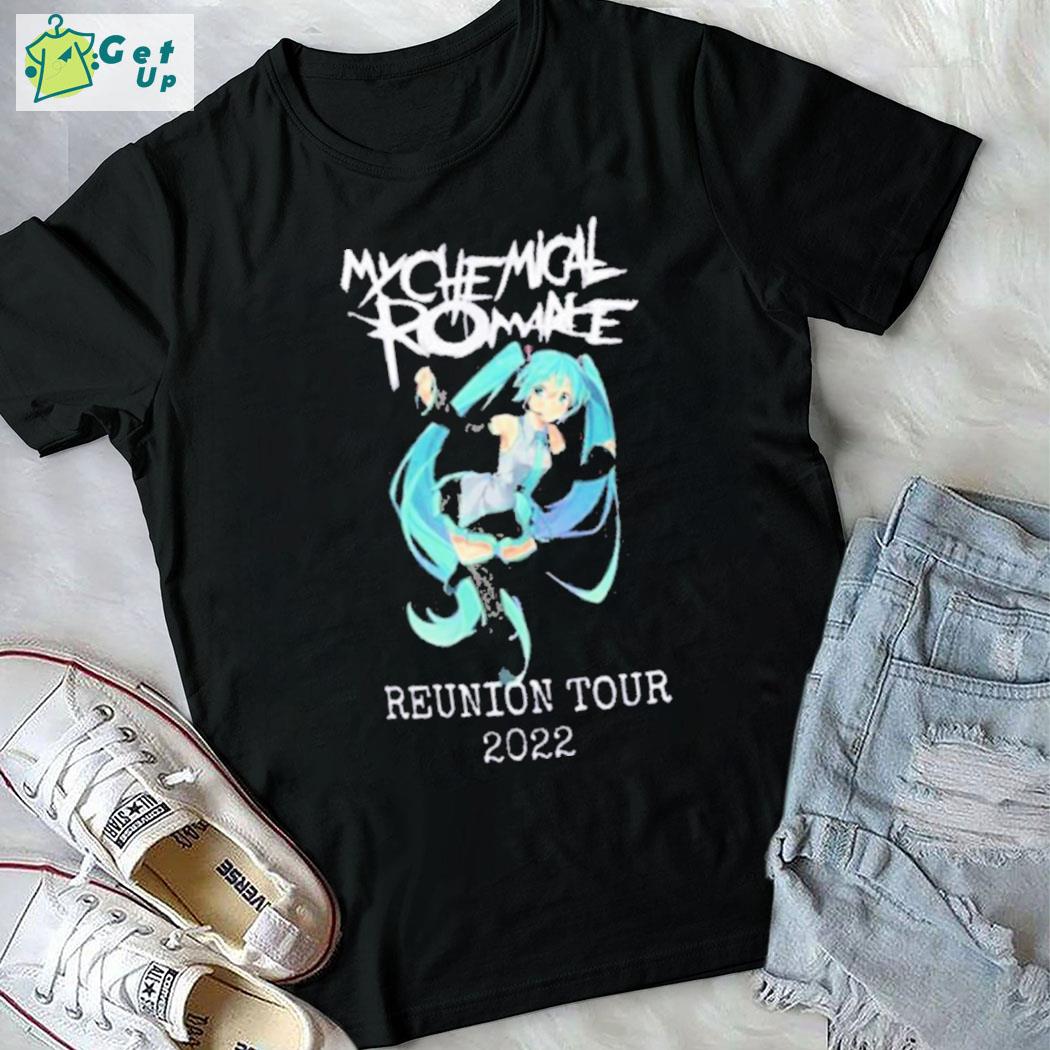 My chemical romance reunion tour 2022 Hatsune Miku t-shirt