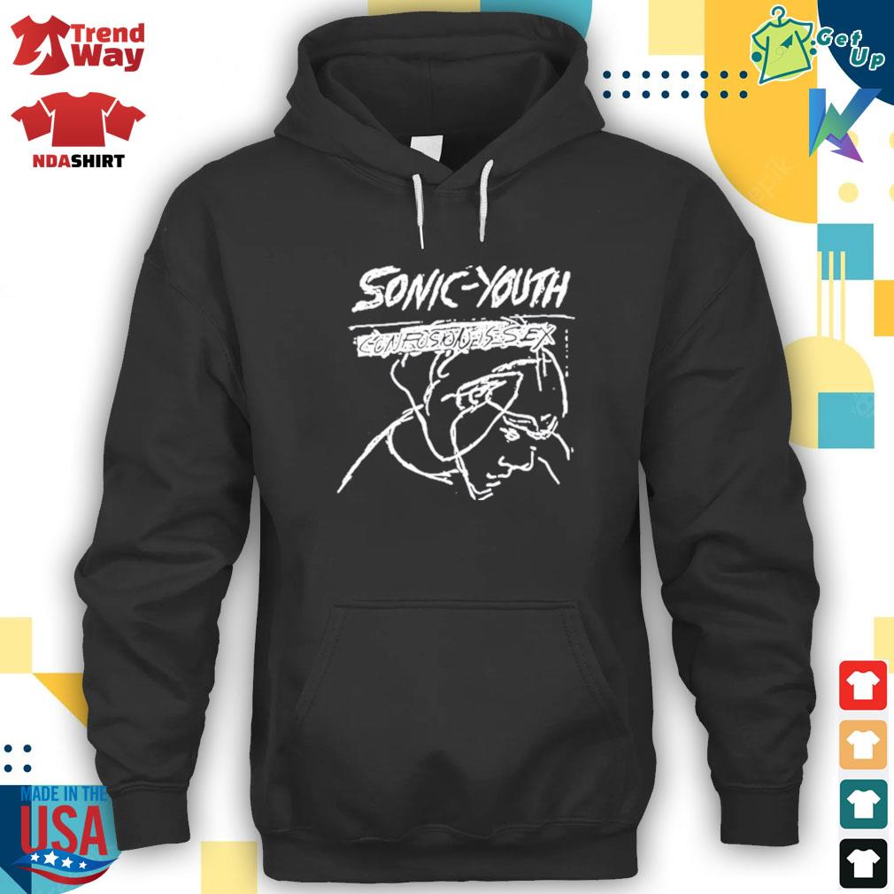 1995 sonic youth confusion is sex vintage t-s hoodie