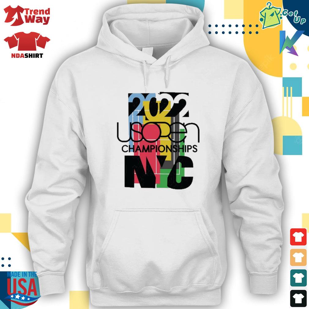 2022 us open tennis Sol Angeles New York city championship t-s hoodie