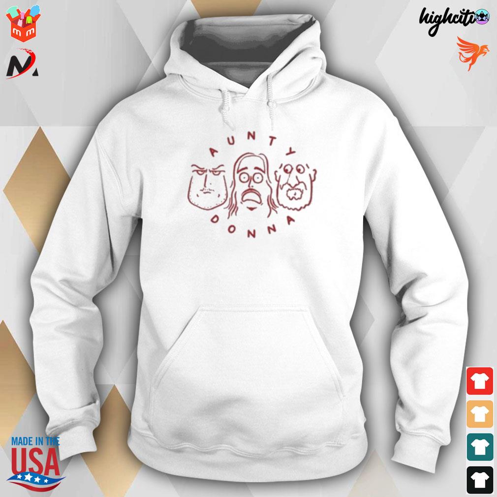 Aunty donna faces t-s hoodie