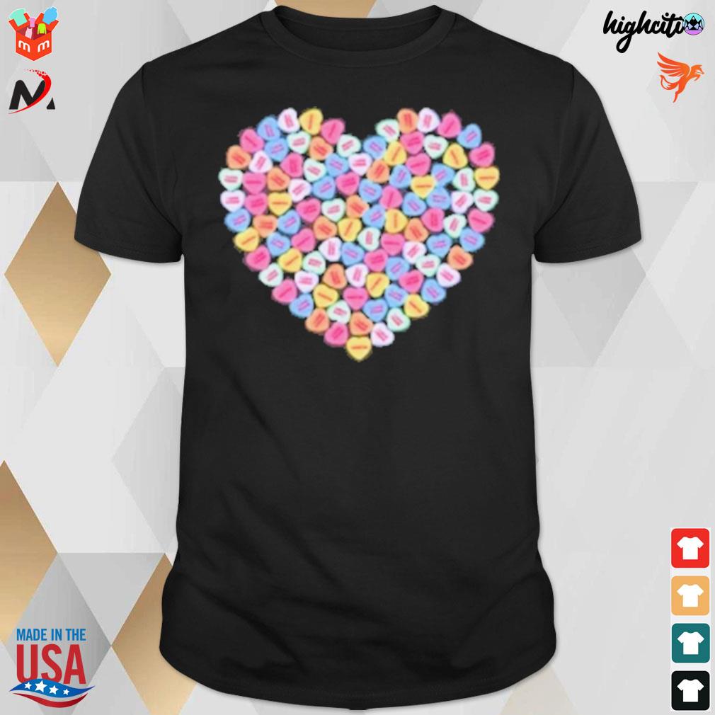 Candy hearts t-shirt