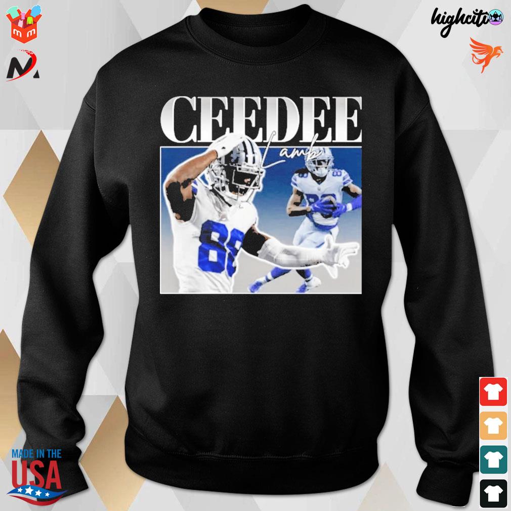 Ceedee Lamb Retro Portrait Dallas Football shirt - Kingteeshop