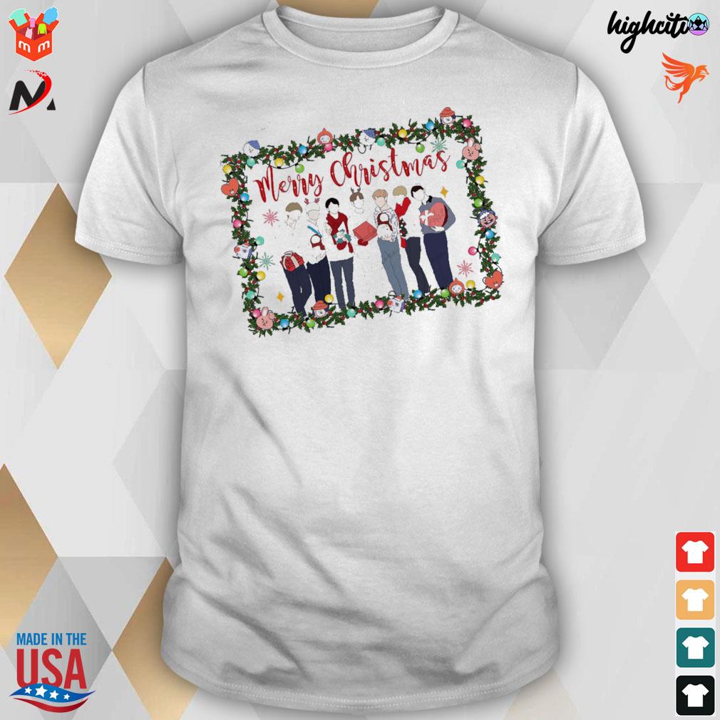 Merry Christmas BTS Bangtan t-shirt