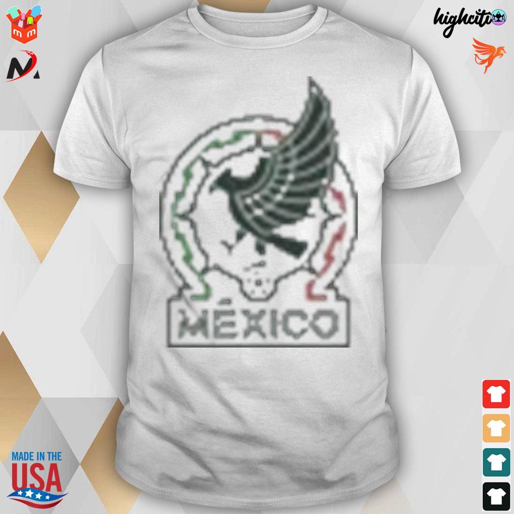 Mexico soccer 22 home jersey logo t-shirt