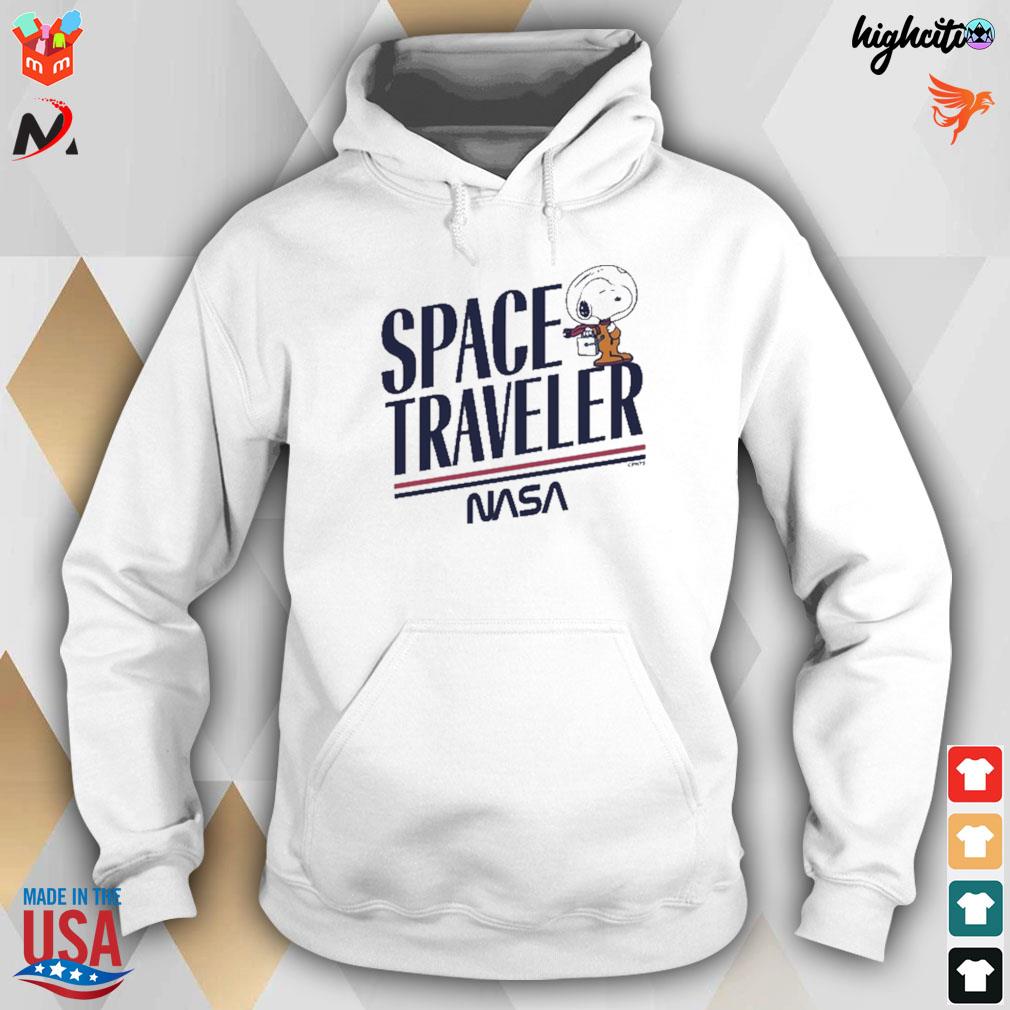 Nasa Snoopy space traveler t-s hoodie