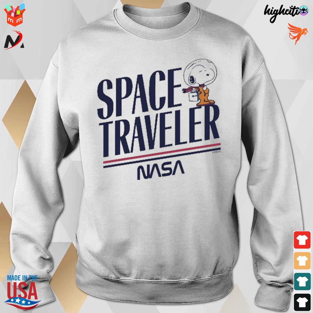 Nasa Snoopy space traveler t-s sweatshirt