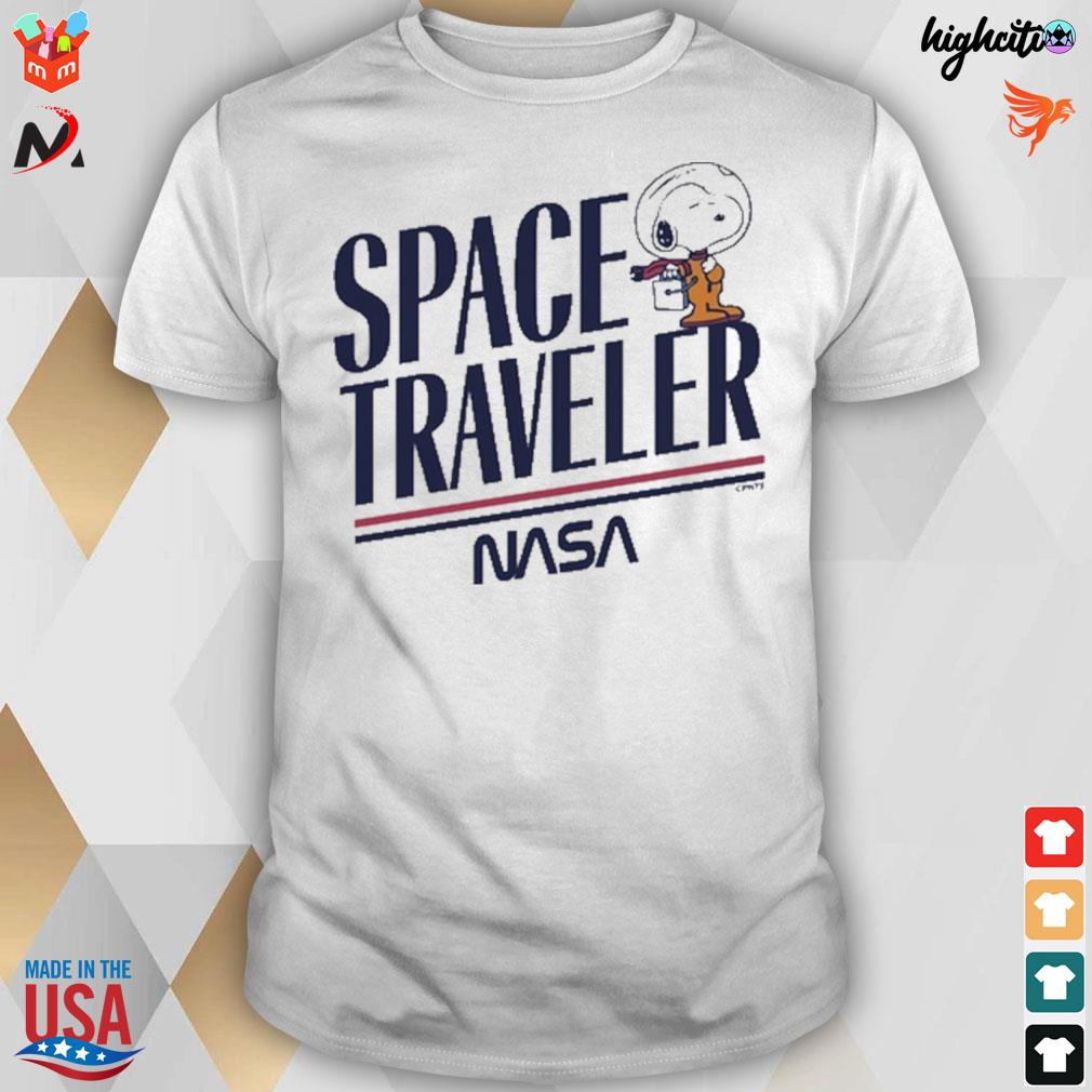Nasa Snoopy space traveler t-shirt
