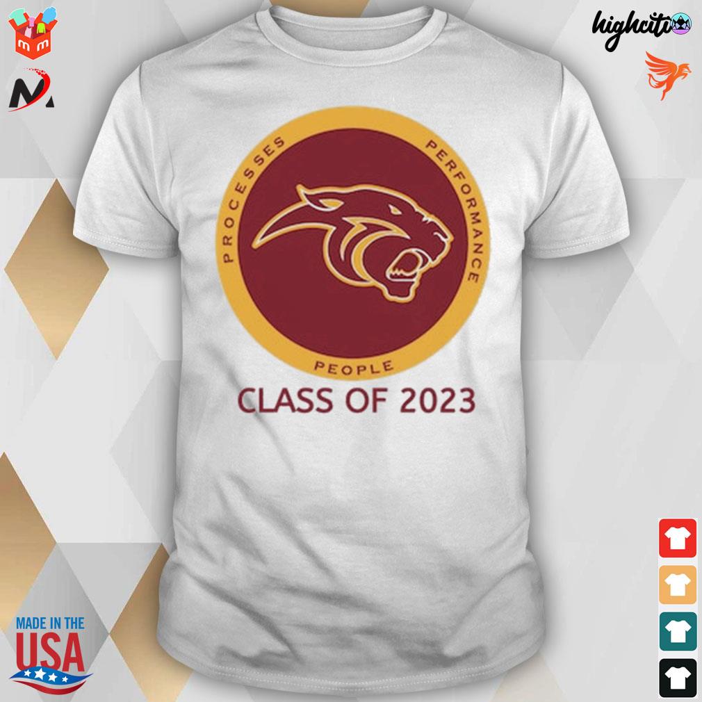 Processes performance people class of 2023 Pine Island panthers t-shirt