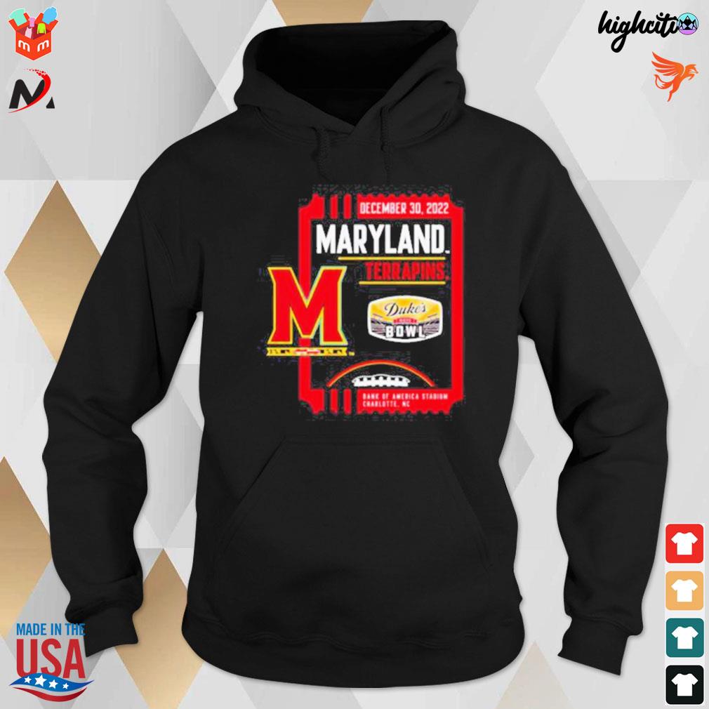 2022 duke's mayo bowl Maryland terrapins rane of America stadium charlotte NC t-s hoodie