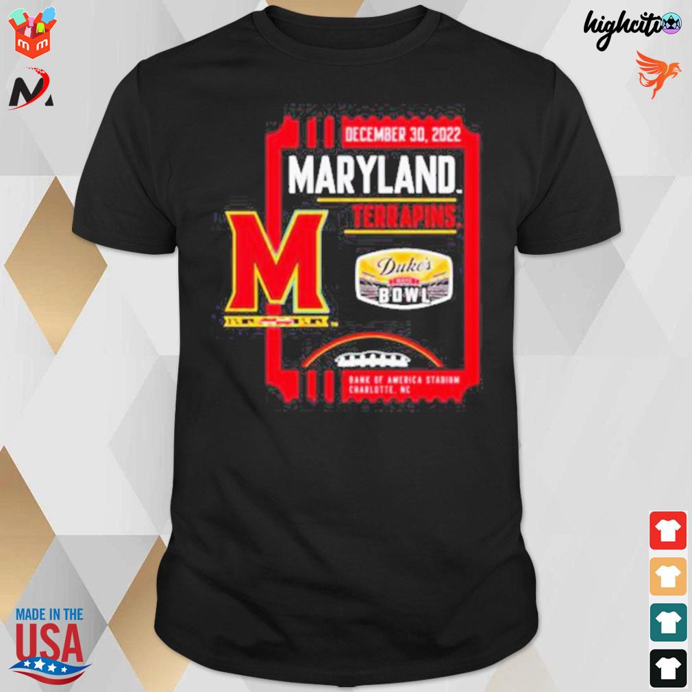 2022 duke's mayo bowl Maryland terrapins rane of America stadium charlotte NC t-shirt