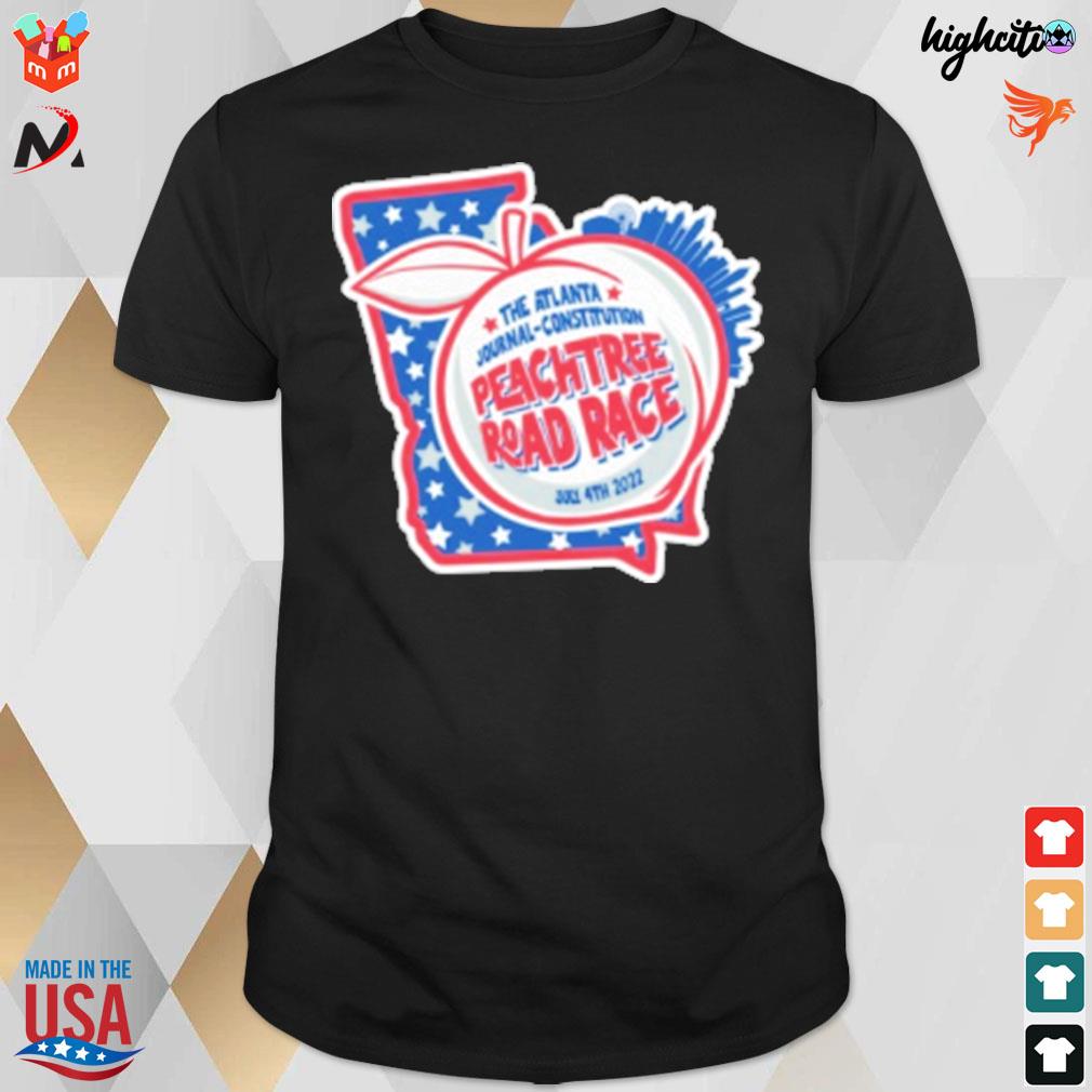 2023 the Atlanta journal constitution peachtree road race t-shirt
