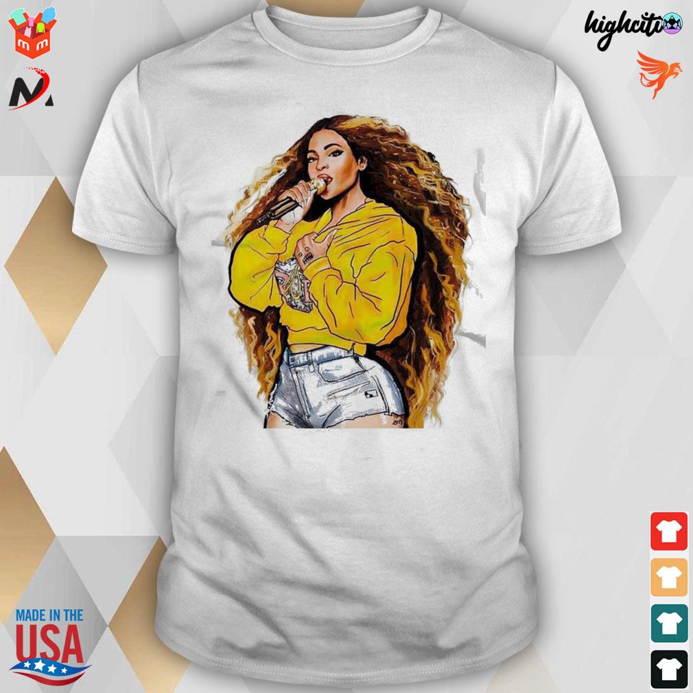 Beyonce American singer beyonce tour t-shirt