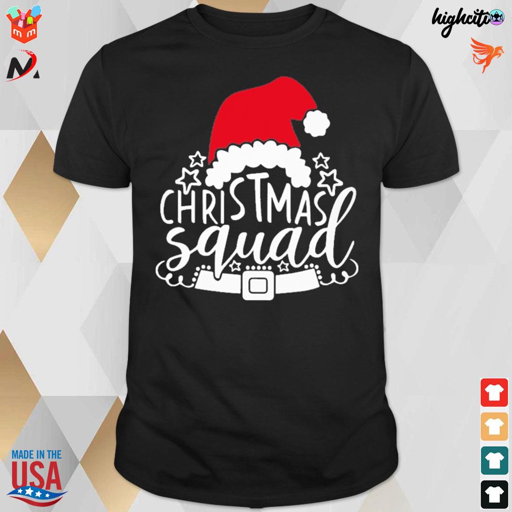 Christmas squad santa t-shirt