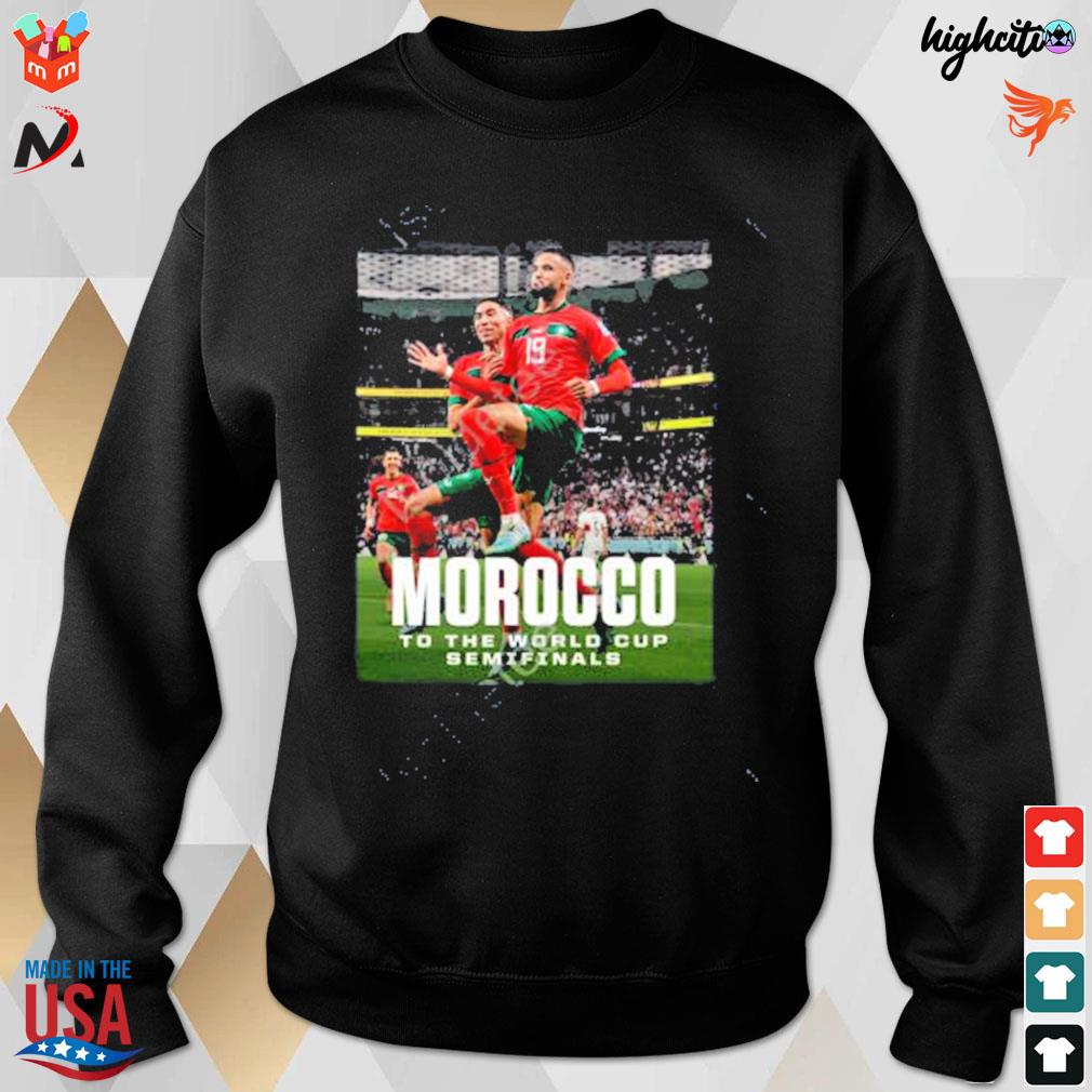 Espn Morocco to the world cup semifinals t-s sweatshirt