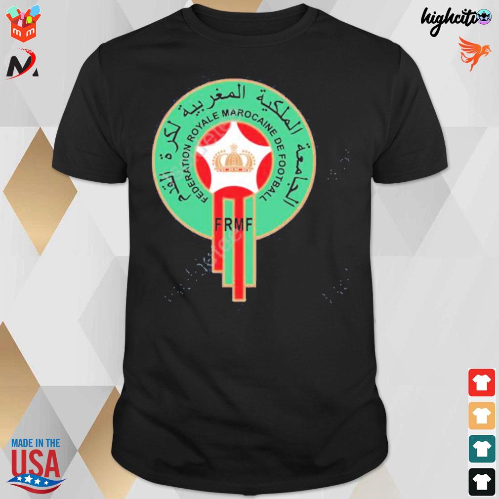 Federation royale Morocco world cup 2022 national Football team logo t-shirt