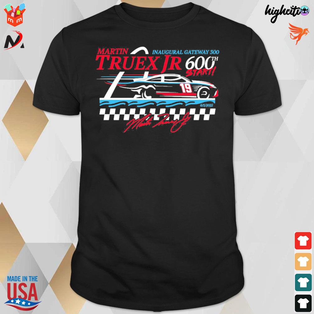 Martin Truex Jr. 600th race start inaugural gateway 300 signature t-shirt