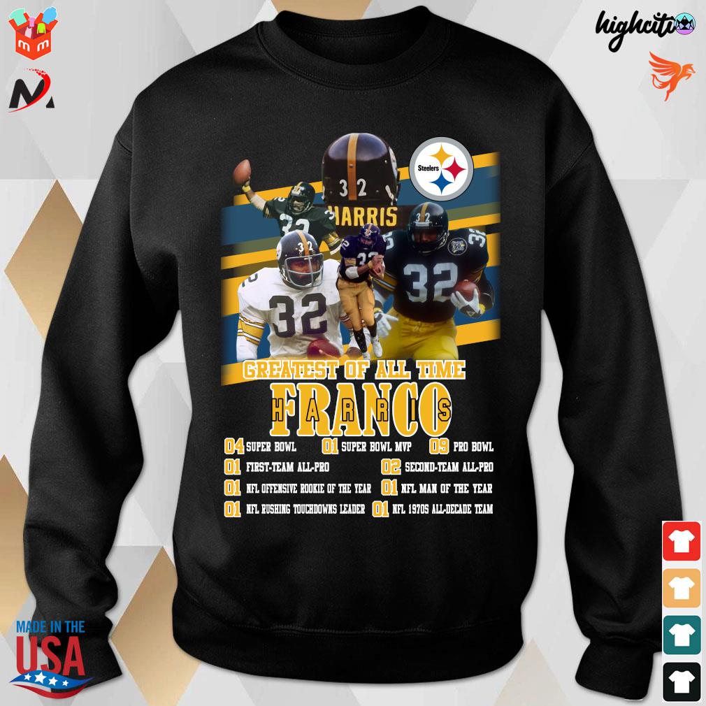 Official Greatest Of All Time Franco Harris Pittsburgh Steelers