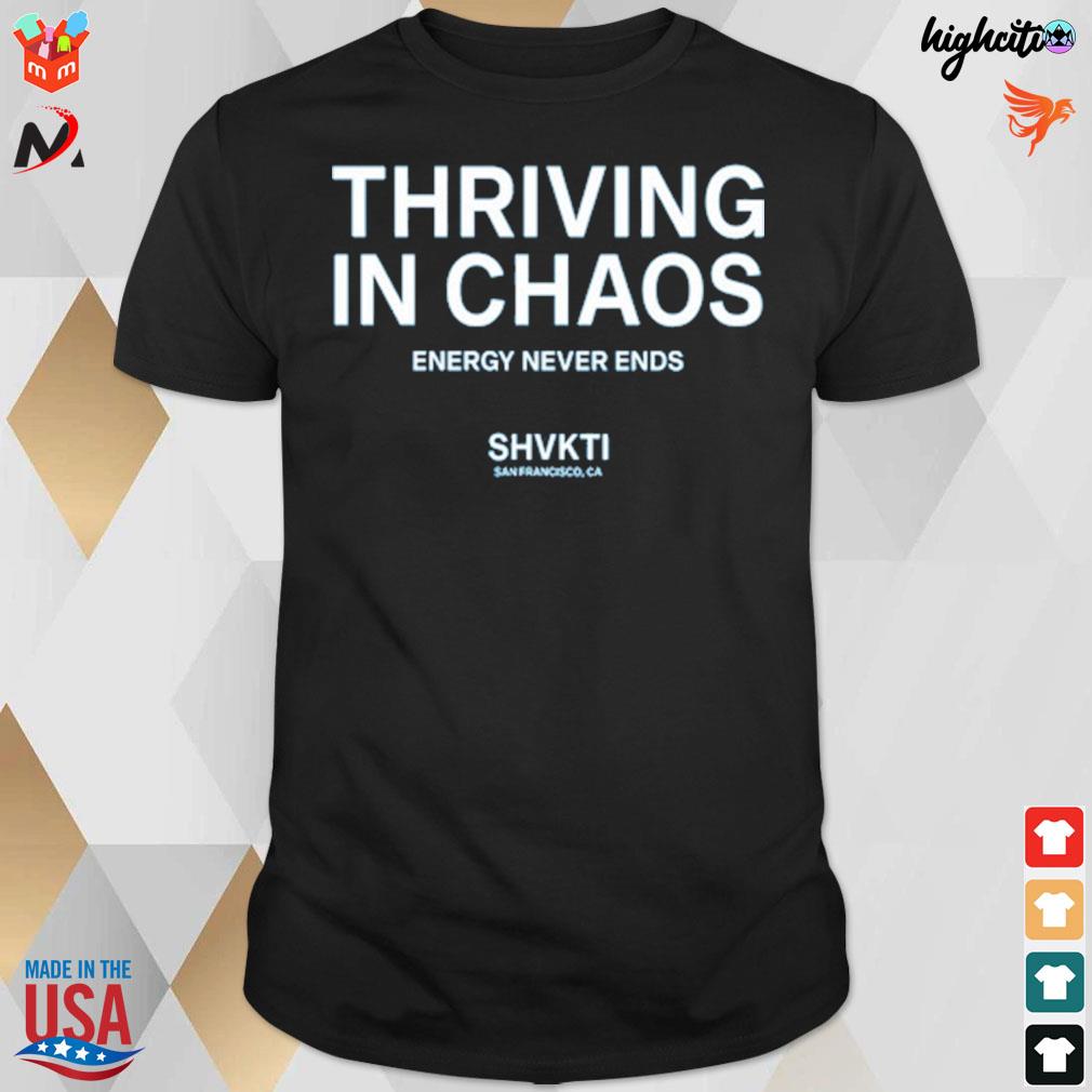 THRIVING IN CHAOS - VOL. 1 (T-SHIRT) BLACK – SHVKTI