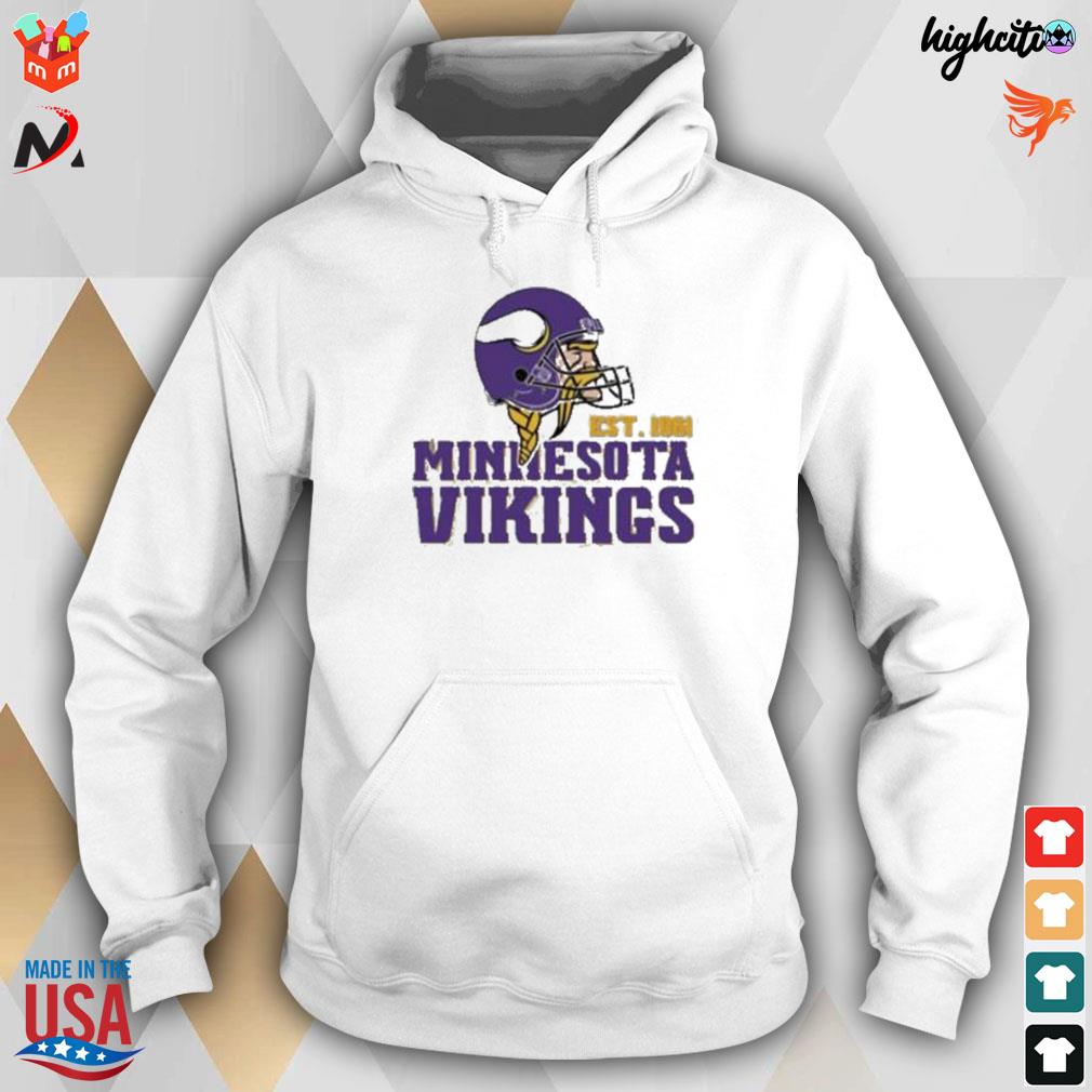 Minnesota Vikings football est 1961 go Vikings logo shirt, hoodie