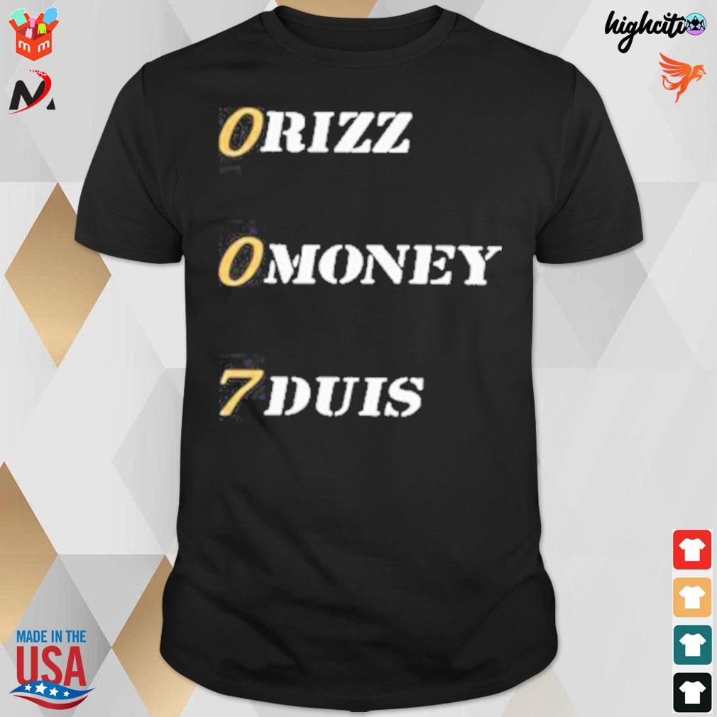 007 rizz money duis t-shirt