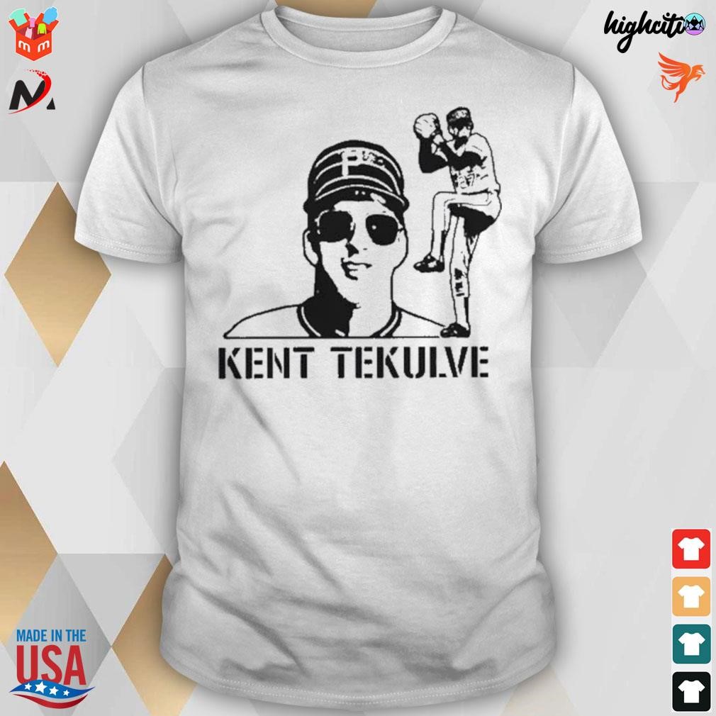 Kent Tekulve Pittsburgh Pirates Youth Gold RBI T-Shirt 