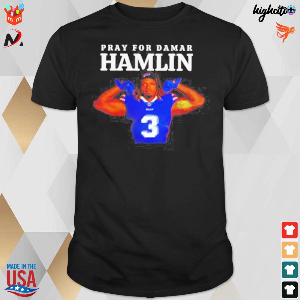 Buffalo Bills Pray For 3 Damar Hamlin Shirt, hoodie, sweater, long sleeve  and tank top