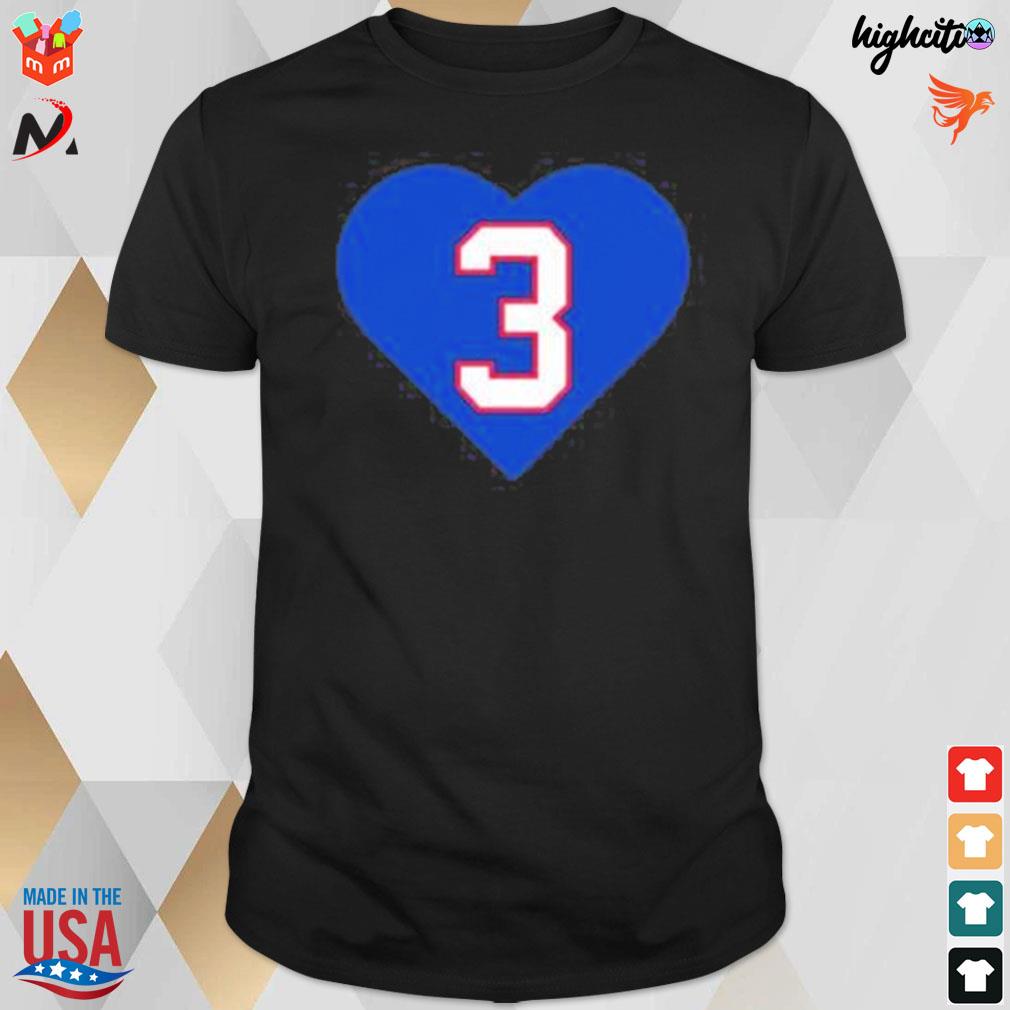 Damar Hamlin Heart 3 shirt, hoodie, sweater, long sleeve and tank top