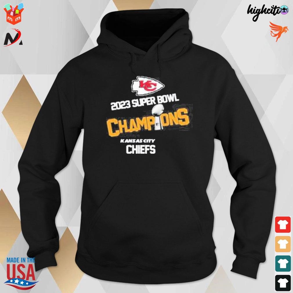 Kansas City Chiefs Super Bowl LVII Champions Hoodie - Trends Bedding