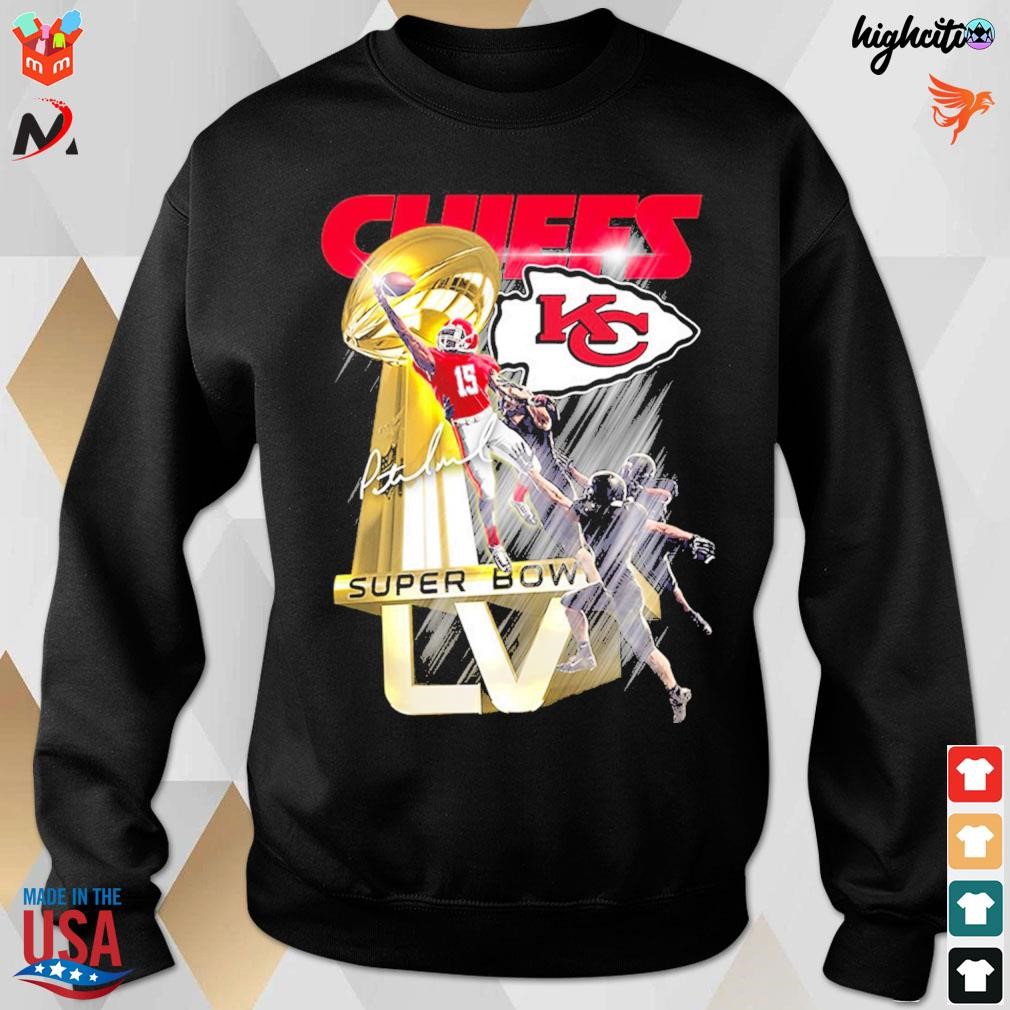 Kansas City Chiefs Patrick Mahomes Super Bowl Trophy 2023 T-shirt –