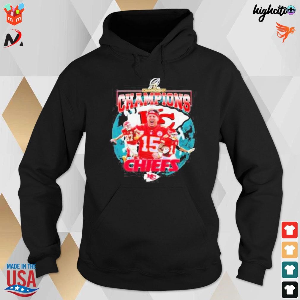 Kansas City Chiefs Champions Hoodie All Over Print V14 - Tana Elegant