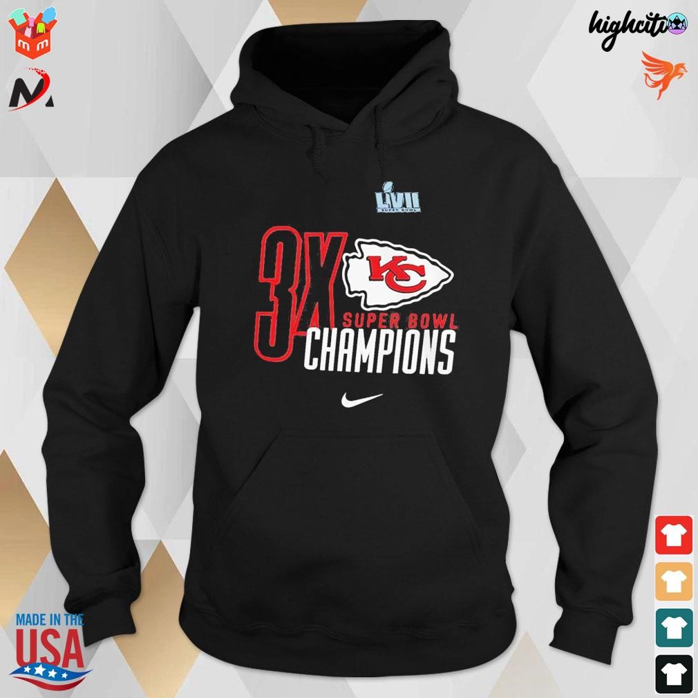 Kansas City Chiefs Three Time Super Bowl Champions Shirt –