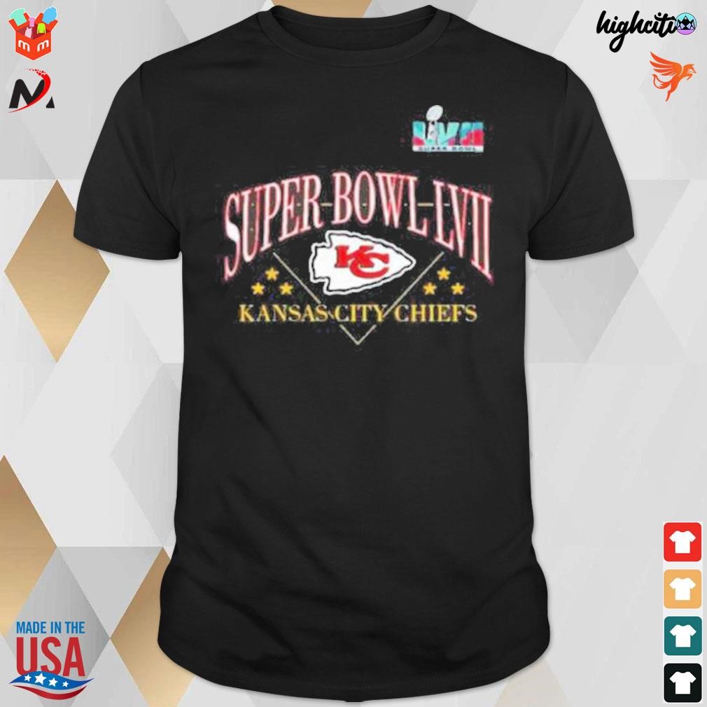 Kansas City CHIEFS Shirt T- Shirt Football Super Bowl LVII Champions  Small-3X