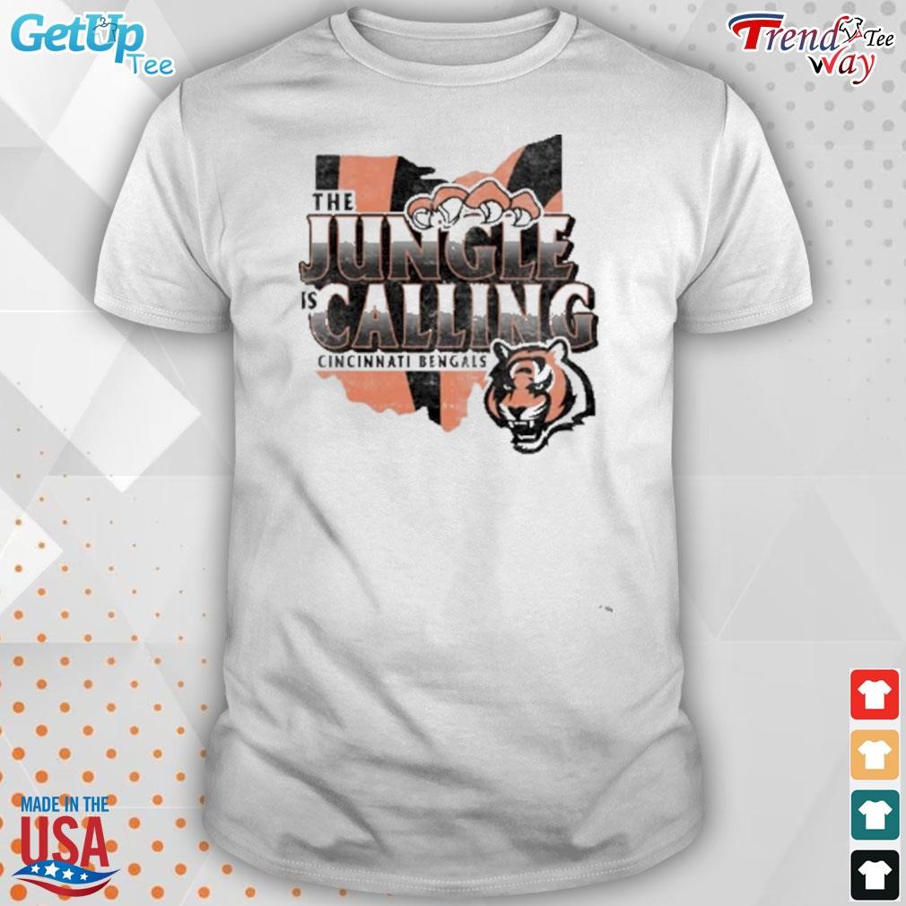 CincinnatI bengals 2023 NFL playoffs the jungle is calling shirt