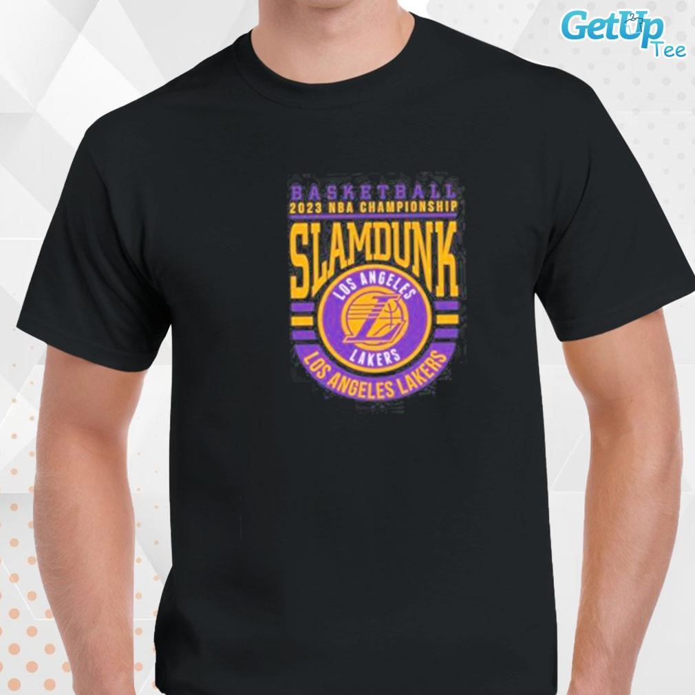 Logo 2023 championship slamdunk los angeles Lakers basketball logo