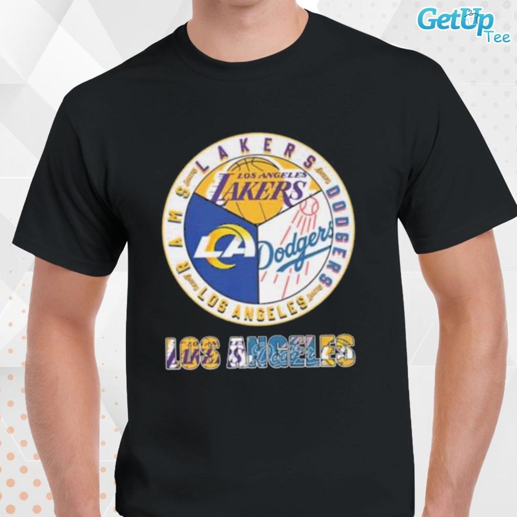 Official Los Angeles Lakers Dodgers Rams City Champions 2023 Logo t-shirt,  hoodie, longsleeve, sweater