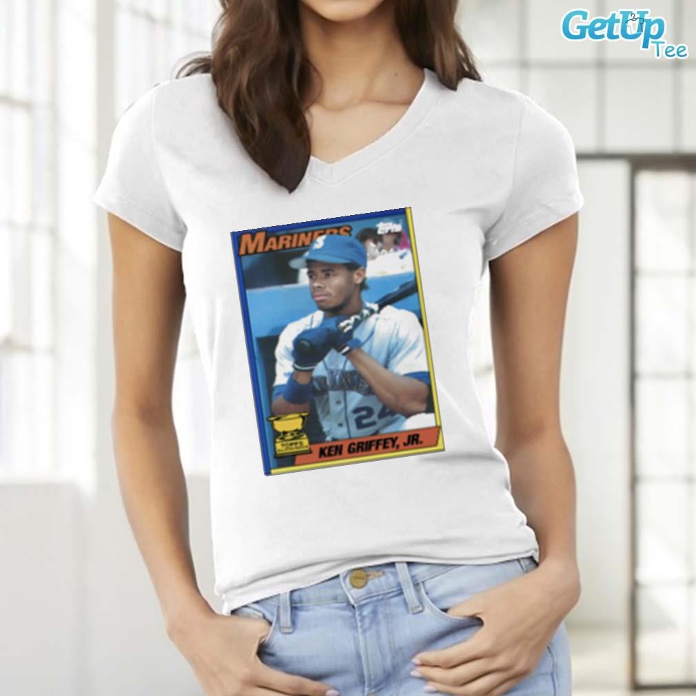 Mariners Ken Griffey jr 1990 photo design t-shirt