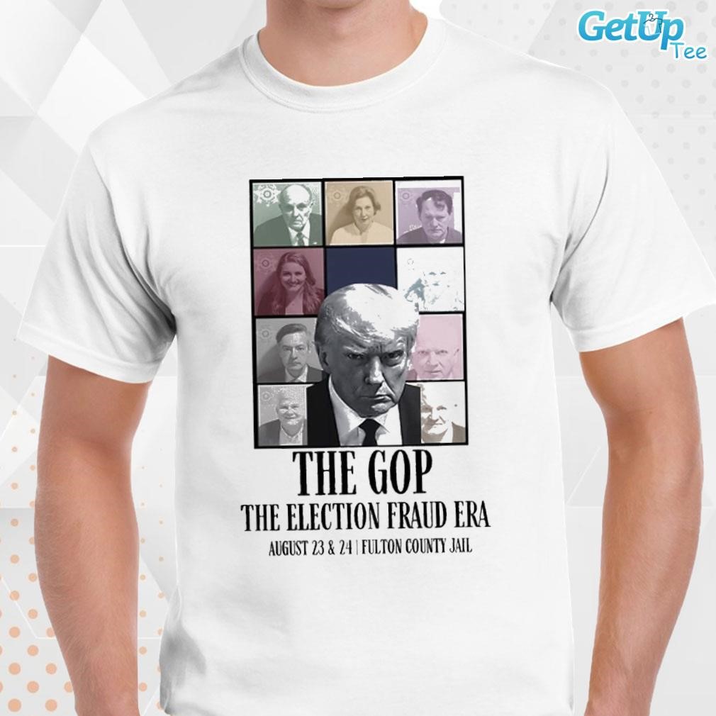 Limited Donald Trump Mugshot The Election Fraud Era photo design T-shirt