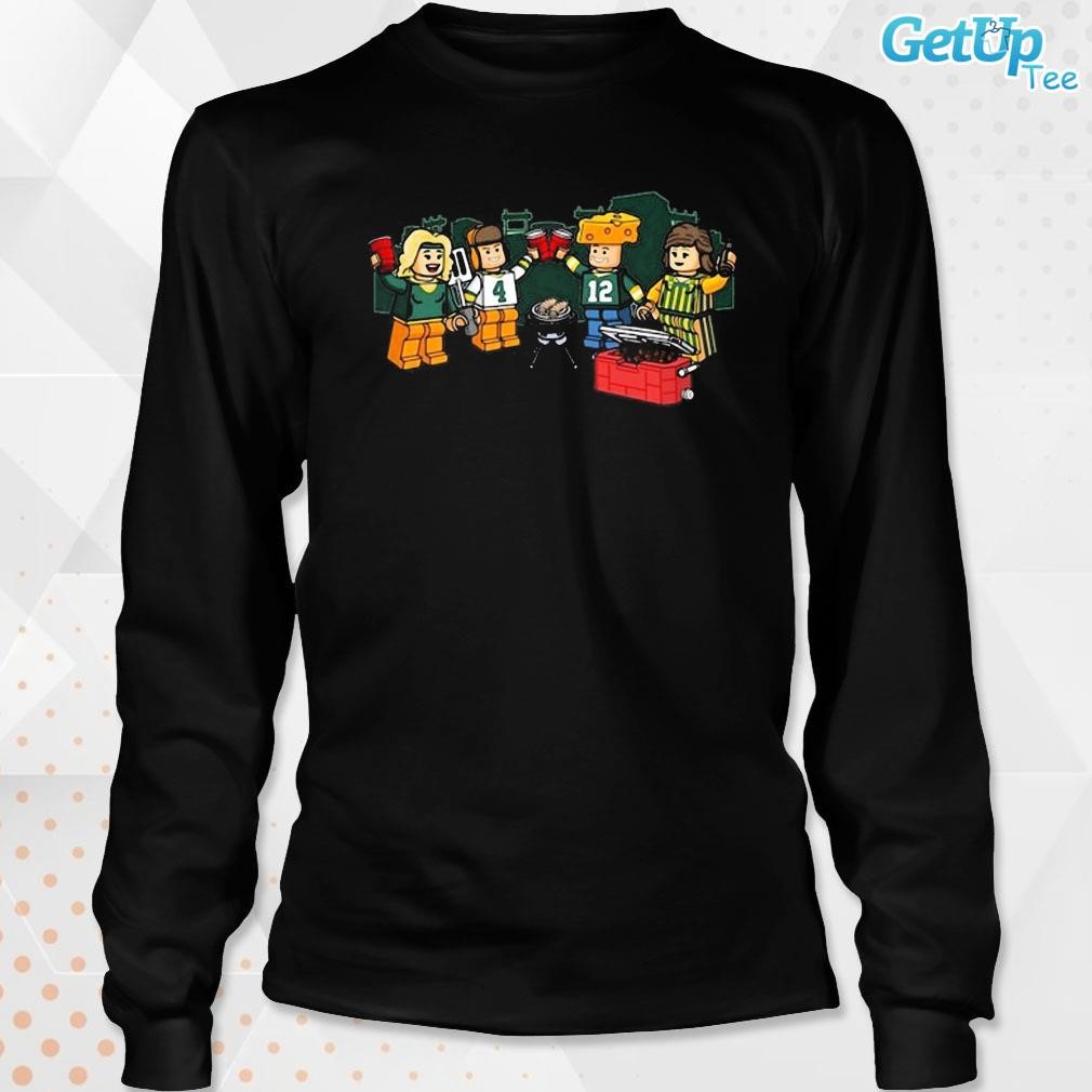 Green Bay Packers Lego Shirt - High-Quality Printed Brand