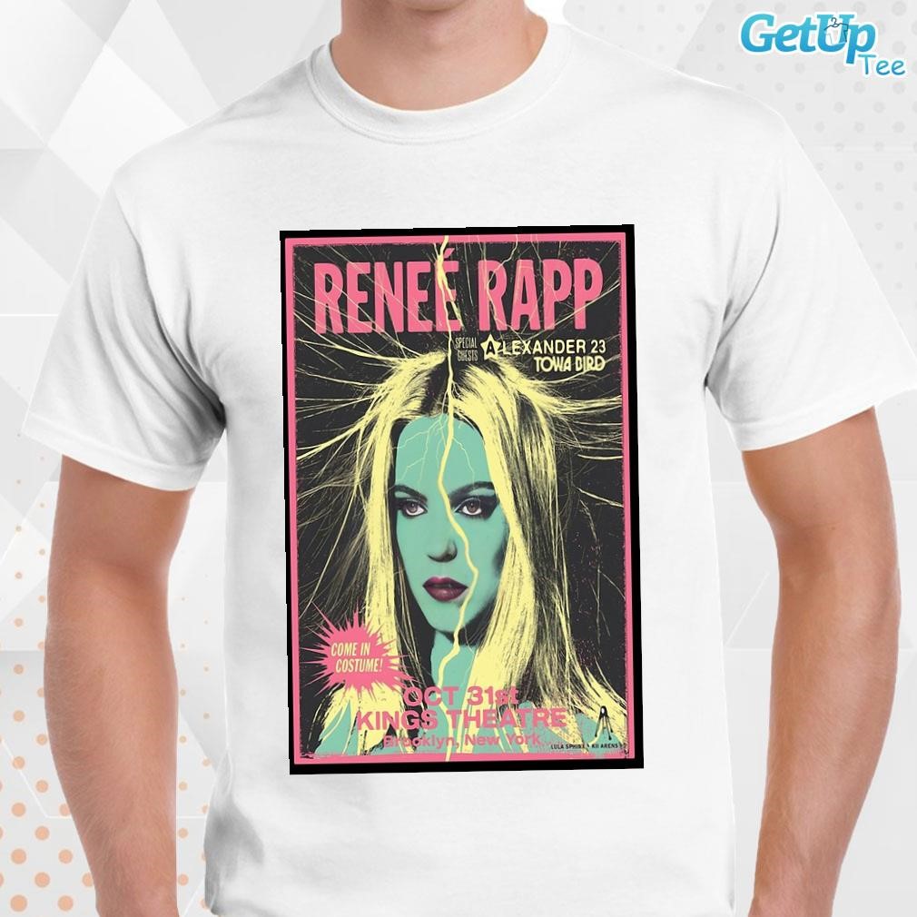 Limited Renee Rapp October 31, 2023 Kings Theatre Brooklyn, NY art poster design T-shirt