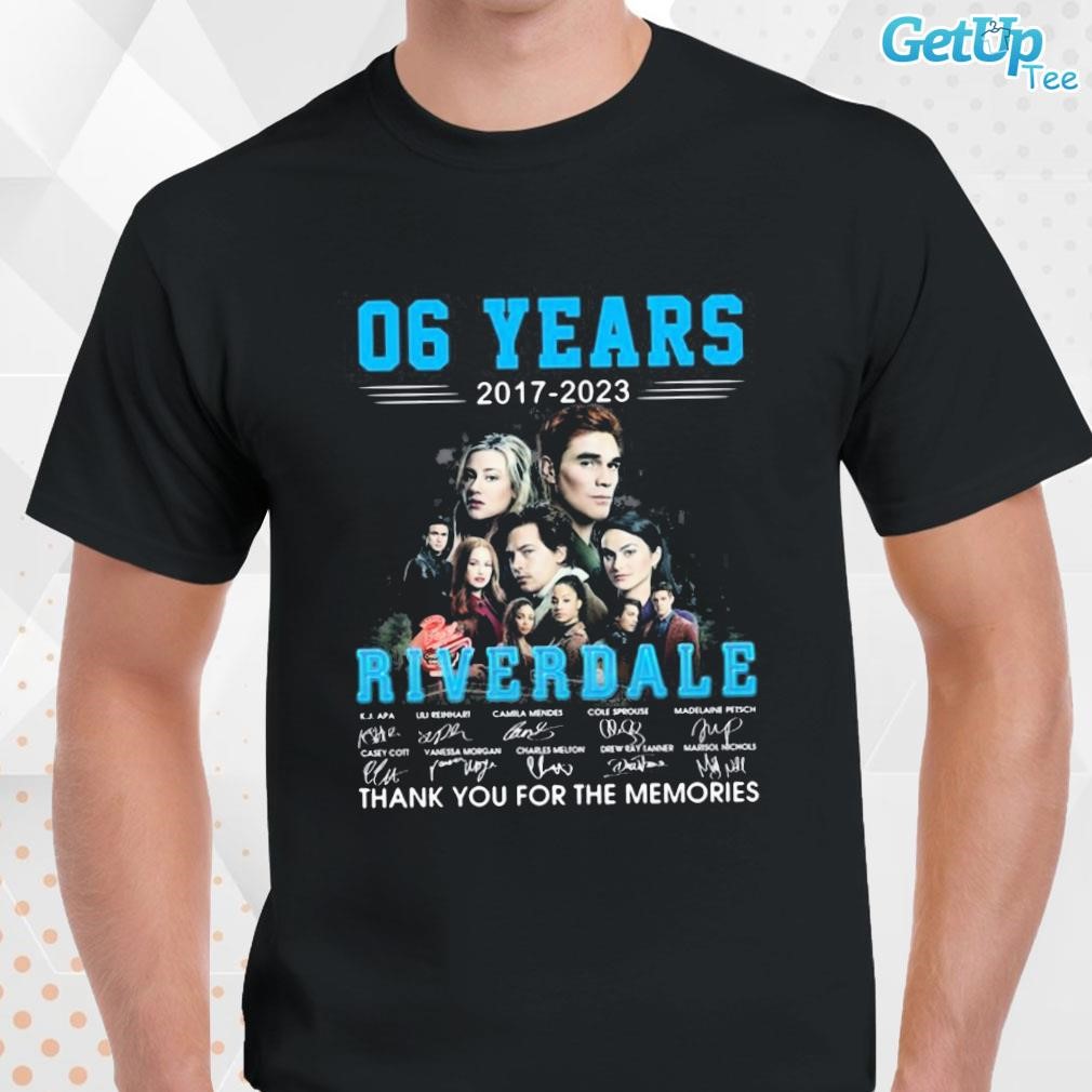 Limited Riverdale 06 Years 2017 – 2023 Thank You For The Memories photo design T-shirt