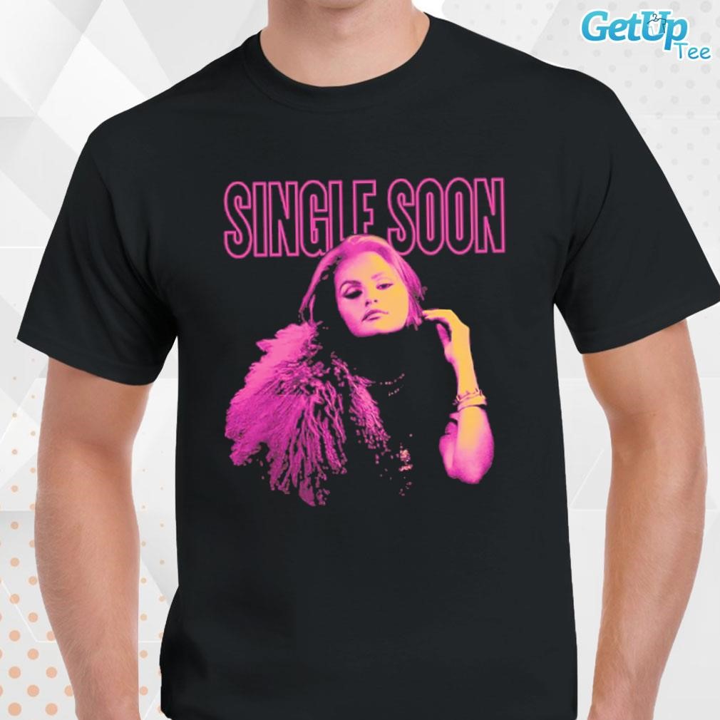 Limited Selena Gomez Single Soon photo design T-shirt